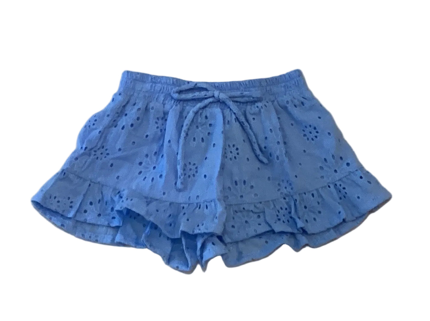Flowers by Zoe SHORT PERIWINKLE BLUE EYELET