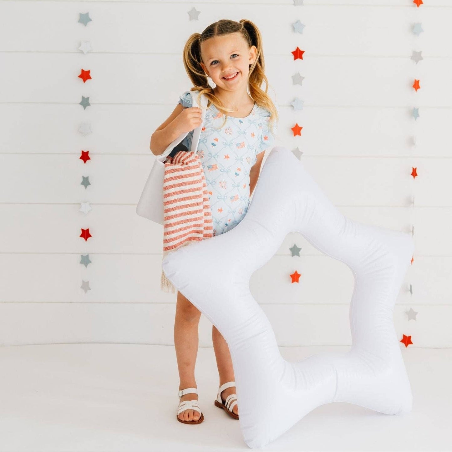 Patriotic Trellis Bathing Suit - Fourth of July - Swimwear