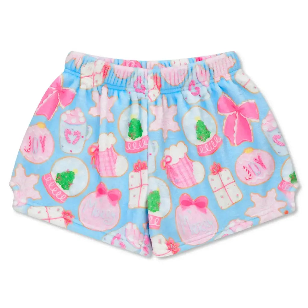 SNOW GLOBE SURPRISE PLUSH SHORTS