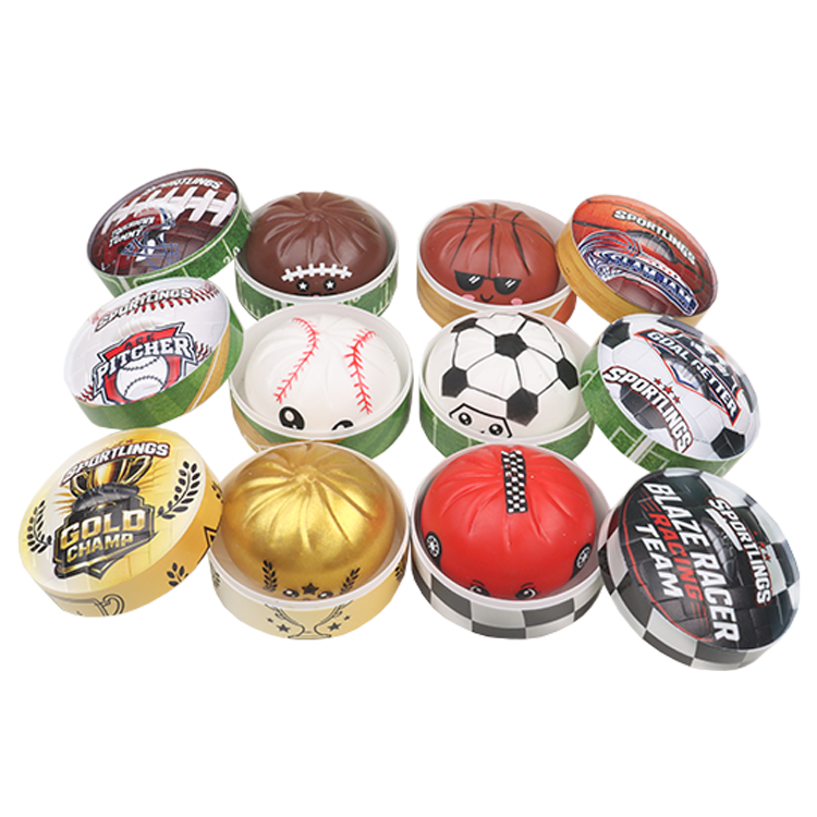 Fun Doh Sports Dumpling Squishy Fidget Toy - 12/Display