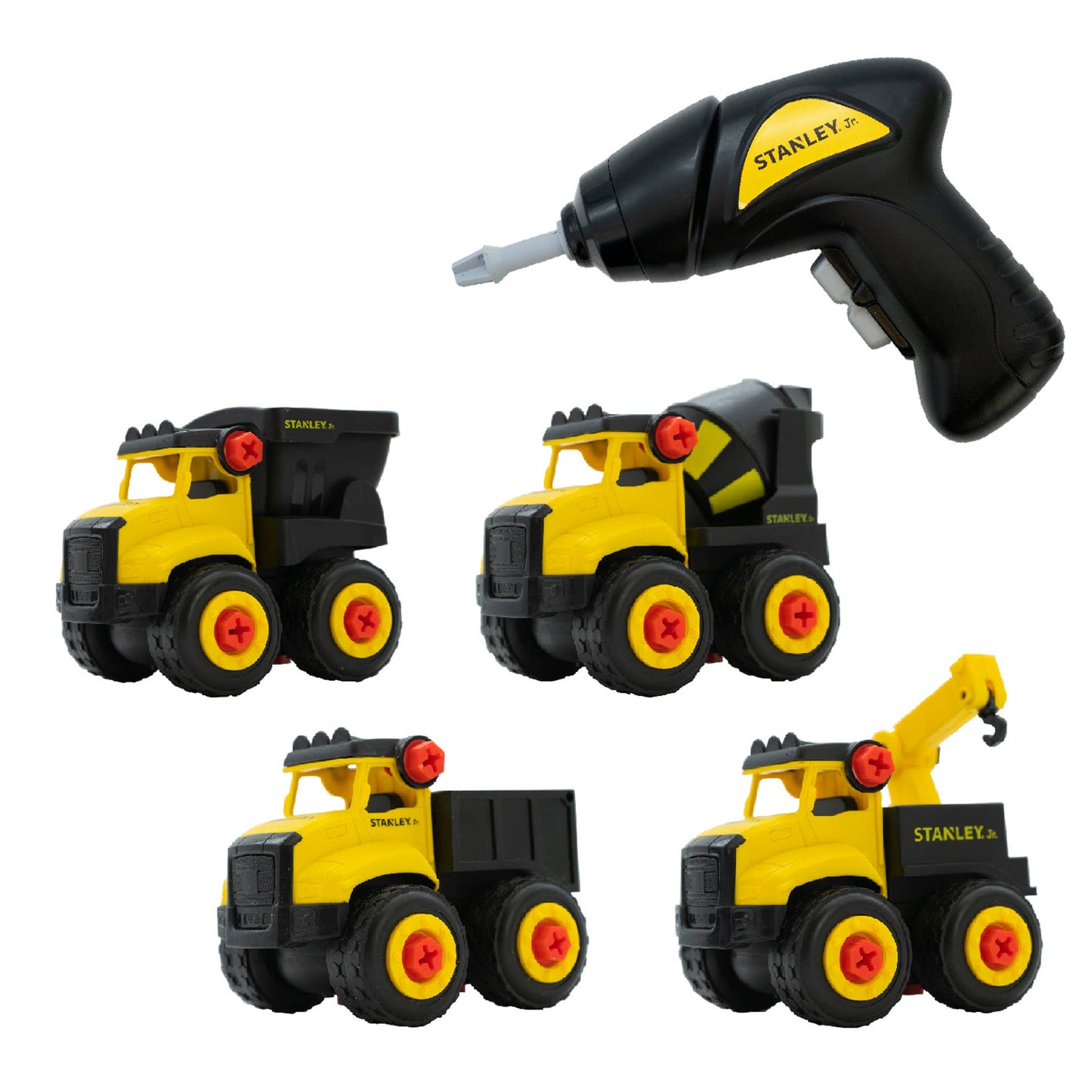 Red Toolbox Stanley Jr. Take Apart Dot Truck Set
