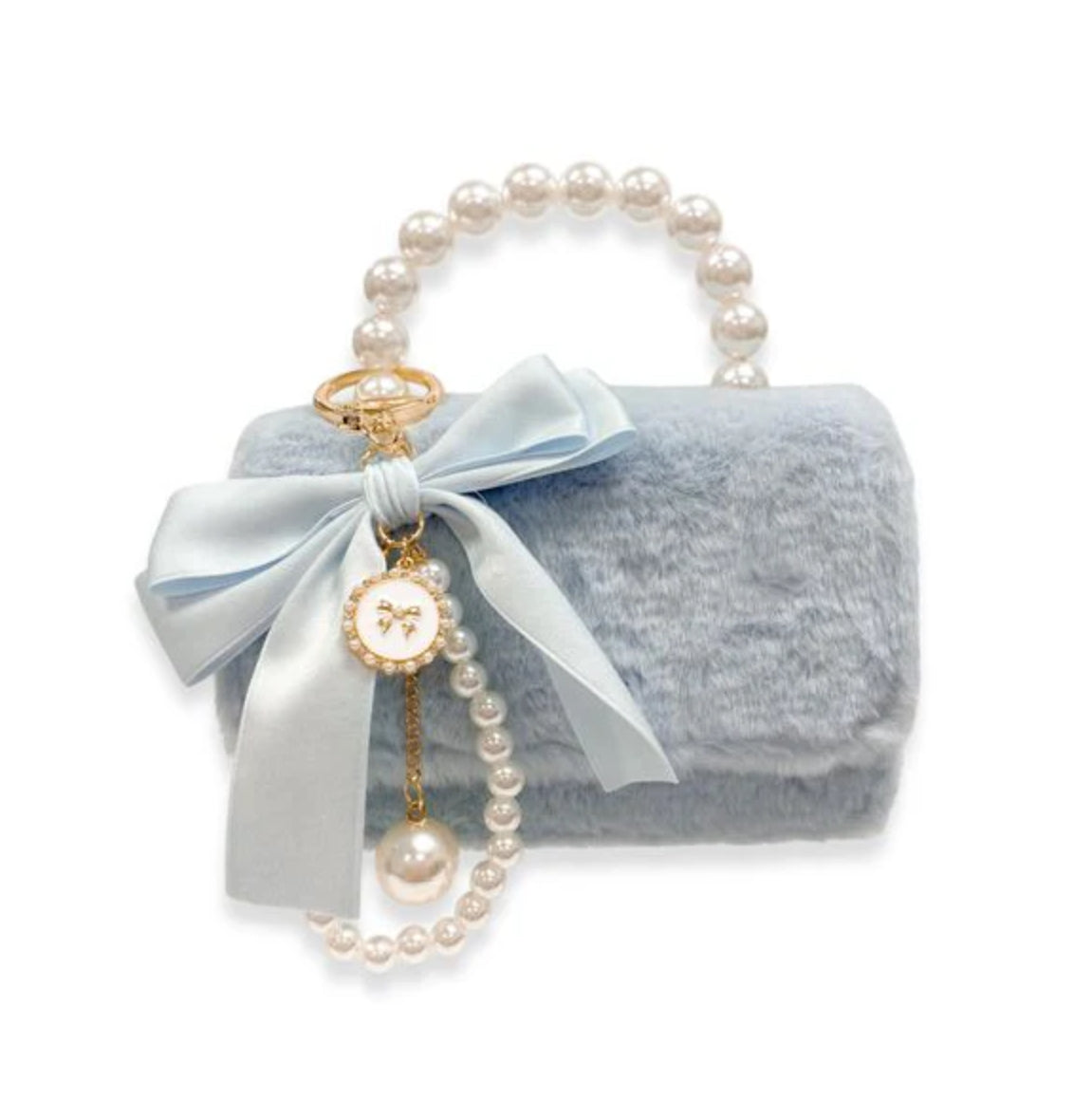 Furry Purse with charm