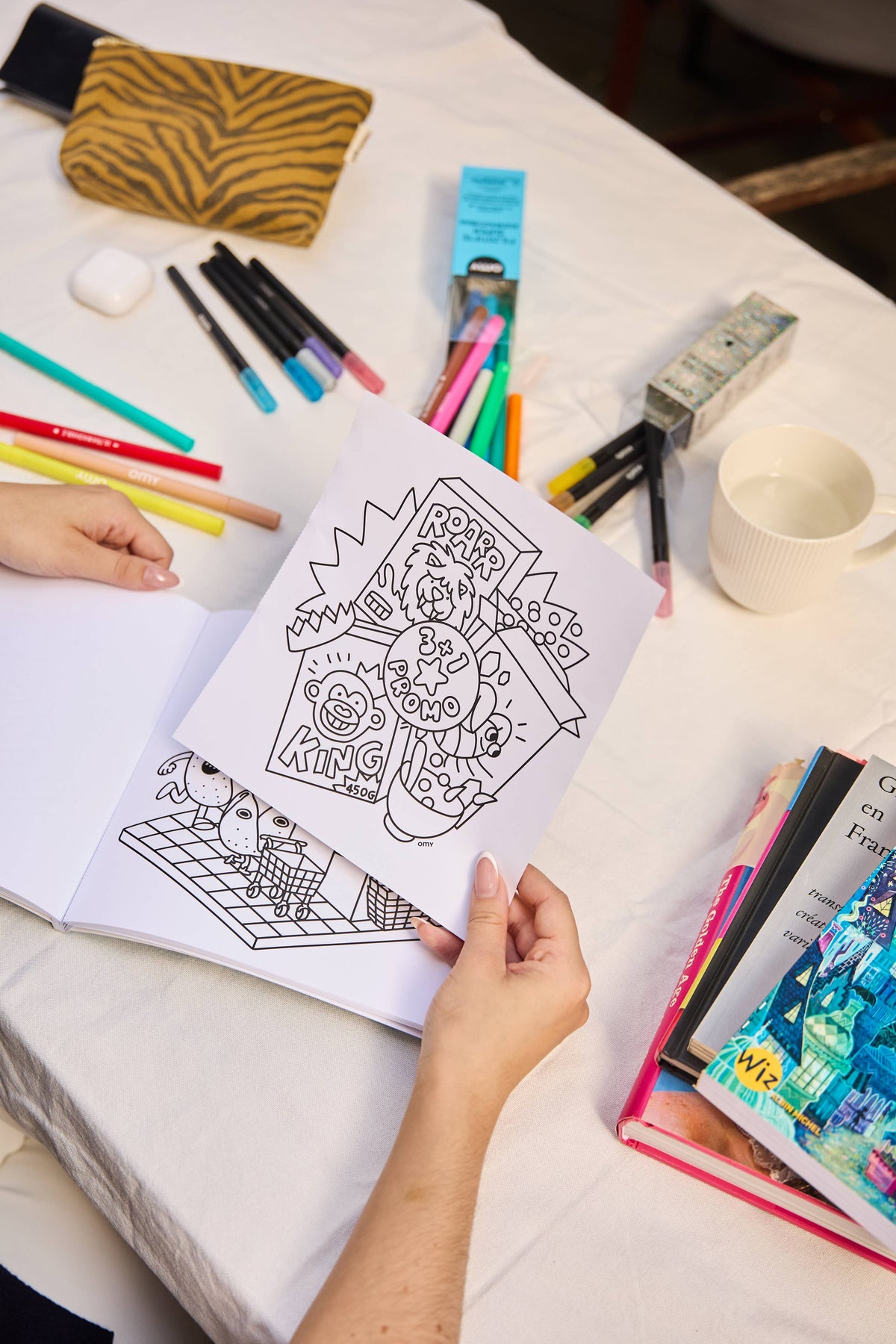 COZY COLORING BOOK - MARKET