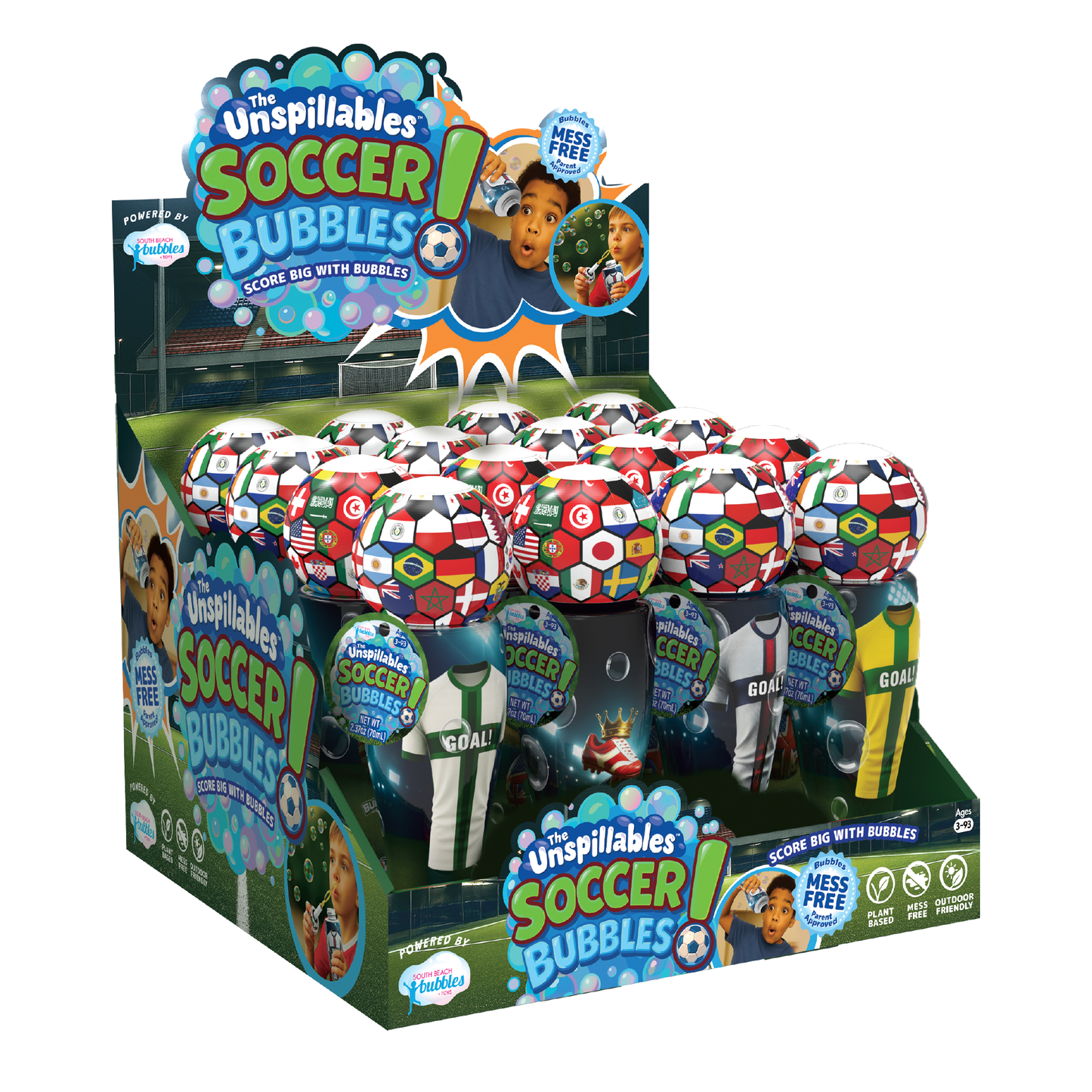 The Unspillables Soccer Bubbles PDQ