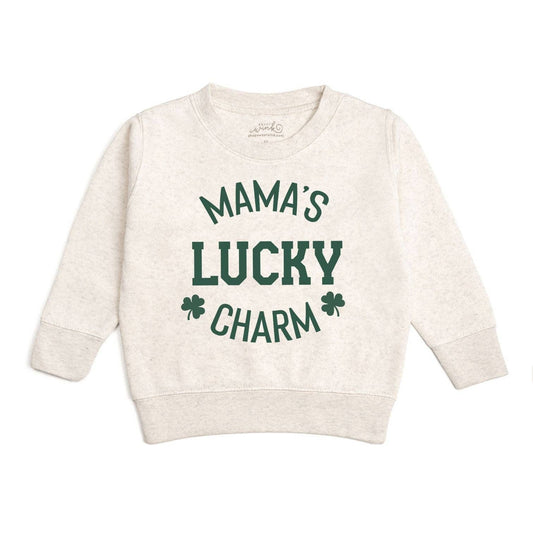 Mama's Lucky Charm St. Patrick's Day Sweatshirt - Boys