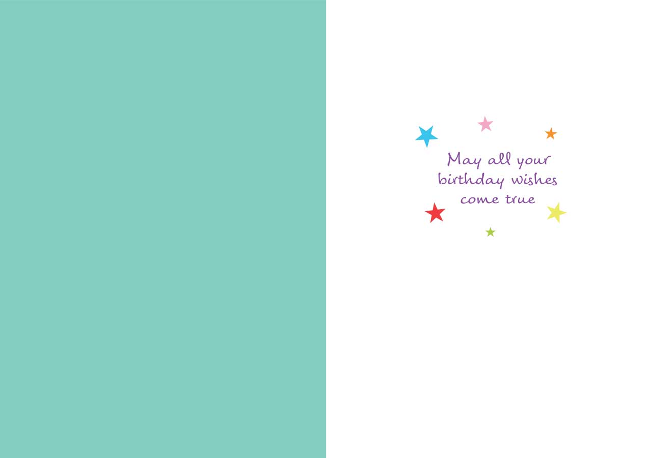 Birthday Rainbow - Foil Card