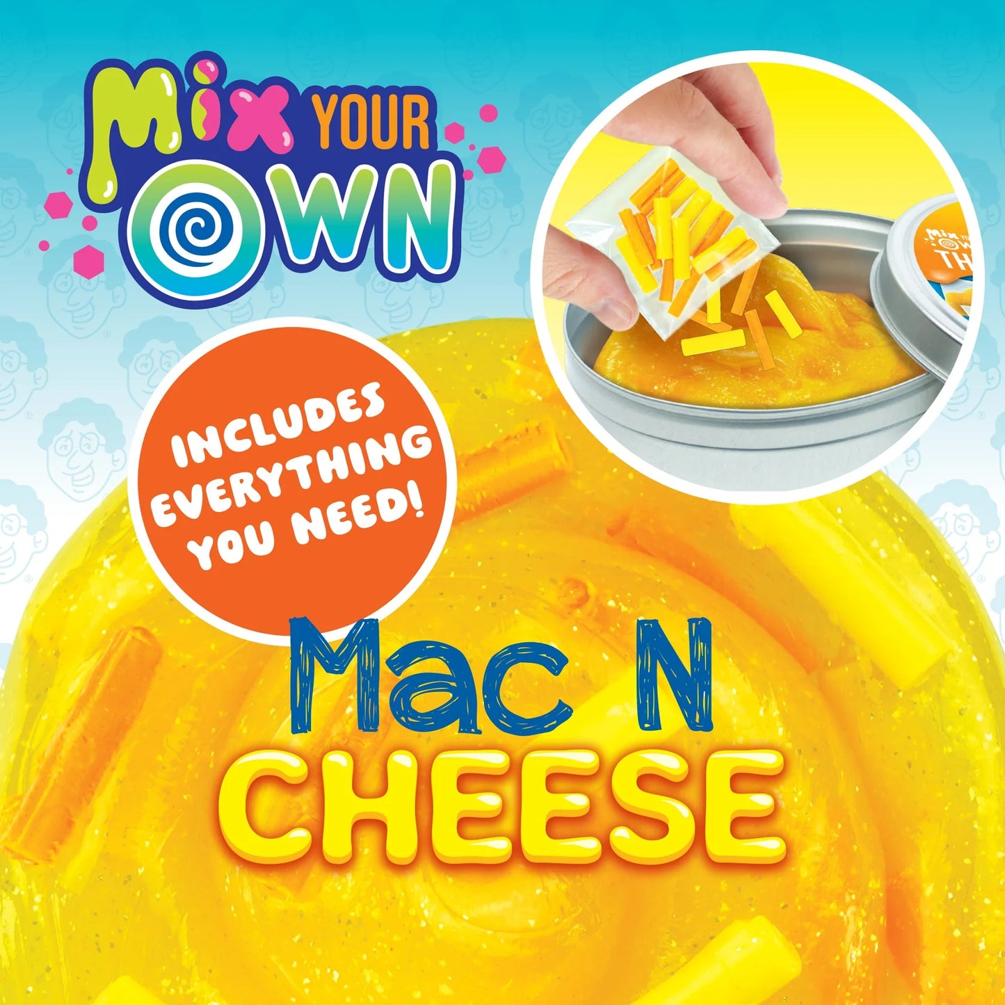 Mac & Cheese - Mix It Full Size 4" Thinking Putty