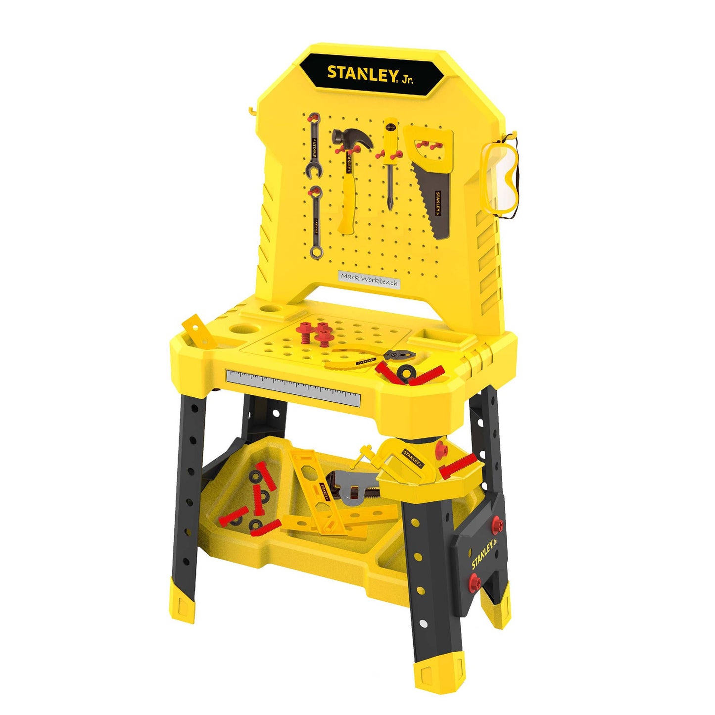 Red Toolbox Stanley Jr. Pretend Play Workbench & Toolset