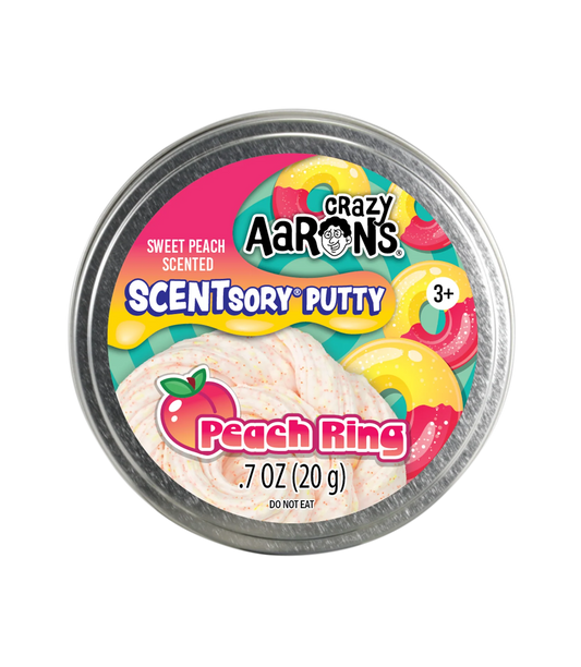 Scentsory Peach Ring - 2.75" Thinking Putty Tin