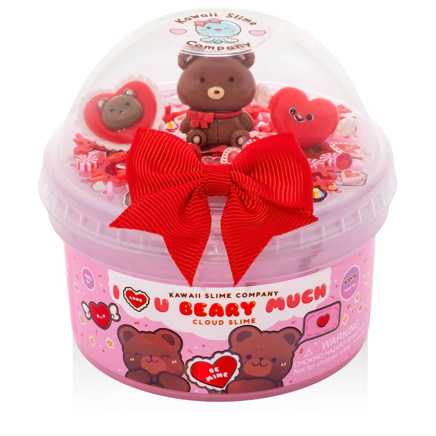 I Love You Beary Much Cloud Signature Dome™ Slime (4pcs/case)