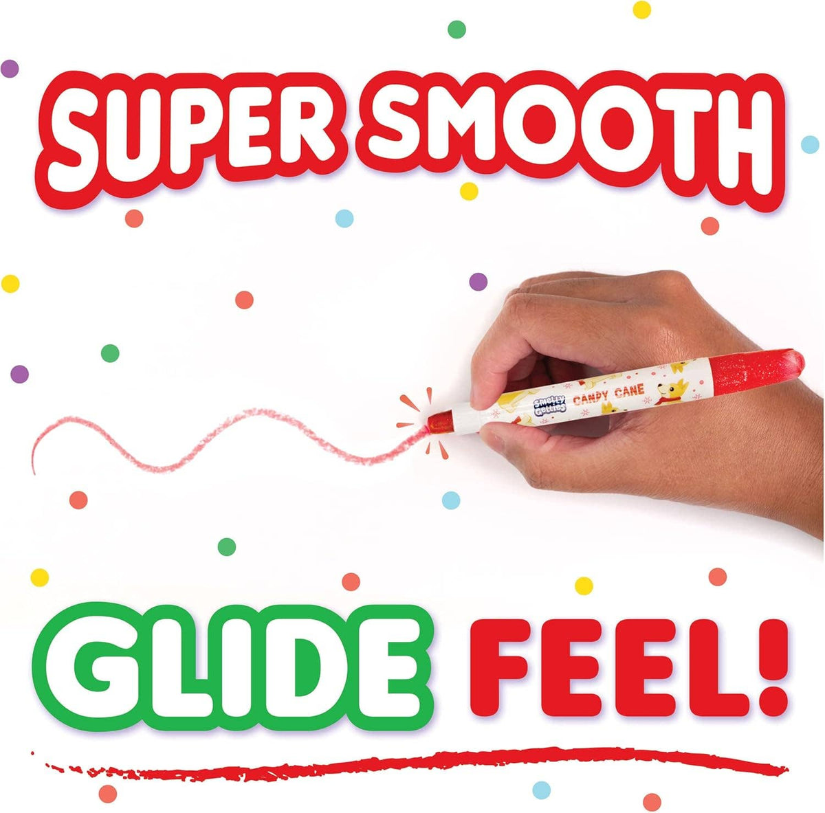 Smelly Gellies: Holiday-Scented Glitter Gel Coloring Sticks