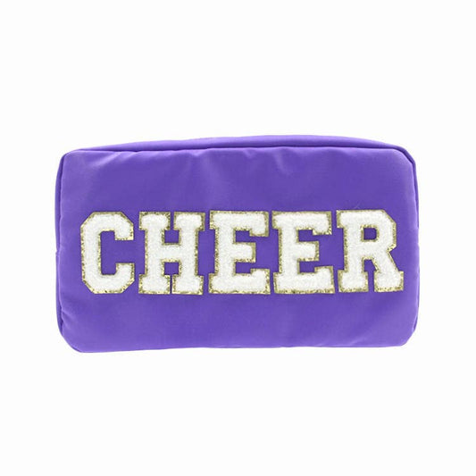 Varsity Collection Cosmetic Bag Cheer Tumbling Chenille