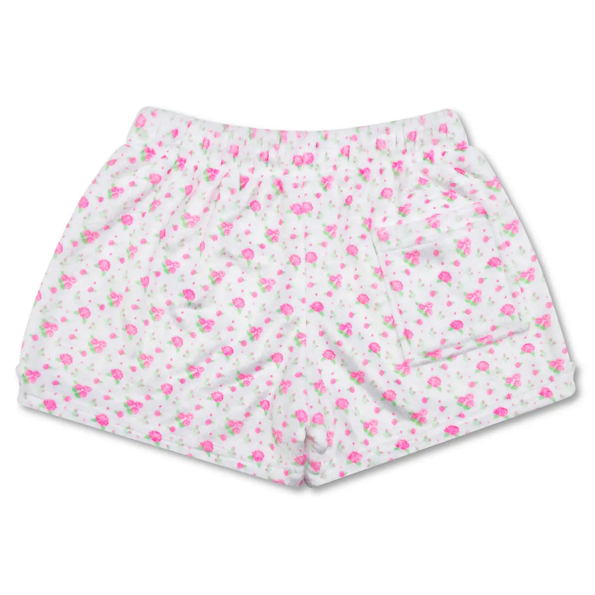 Pretty in White Plush Shorts