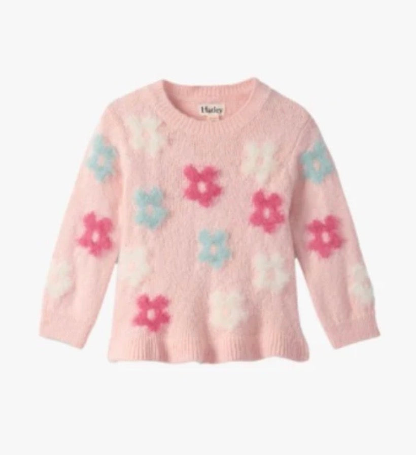 ENGLISH ROSE FLOWERS PRETTY SWEATER