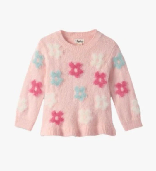 ENGLISH ROSE FLOWERS PRETTY SWEATER