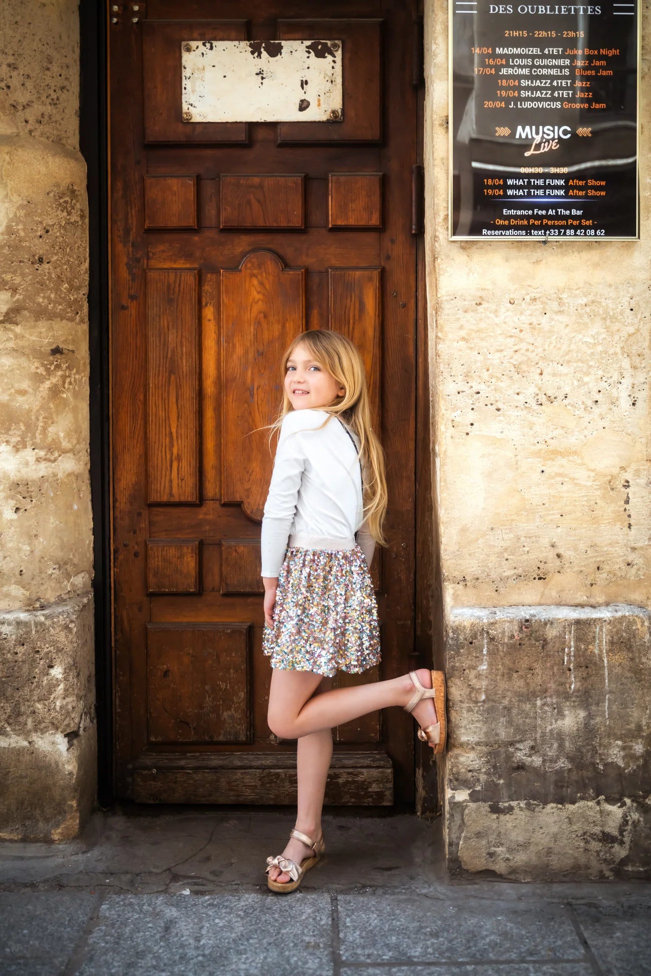 40735 A Star is Born Sequins Skirt, Size 4-6
