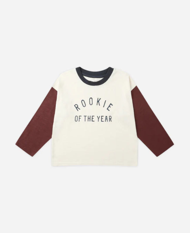 CAMDEN LONG SLEEVE TEE || ROOKIE IVORY