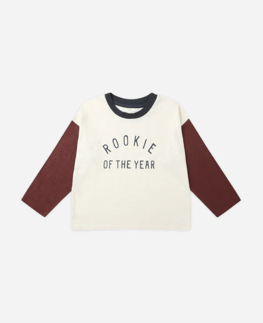 CAMDEN LONG SLEEVE TEE || ROOKIE IVORY