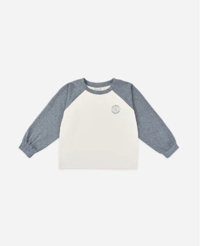 RAGLANTEE || HEATHERED NAVY NAVY