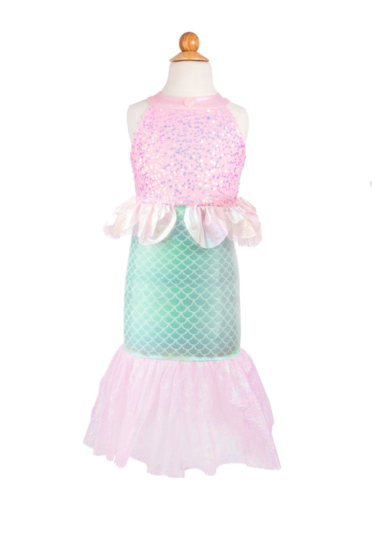 37085 Misty Mermaid Dress, Lilac/Blue, Size 5-6