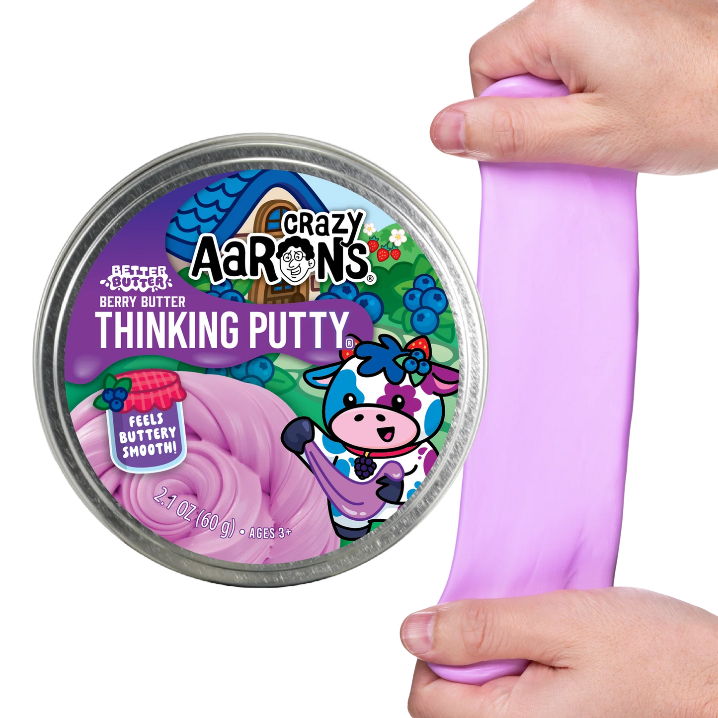 Better Butter Berry - Full Size 4" Thinking Putty