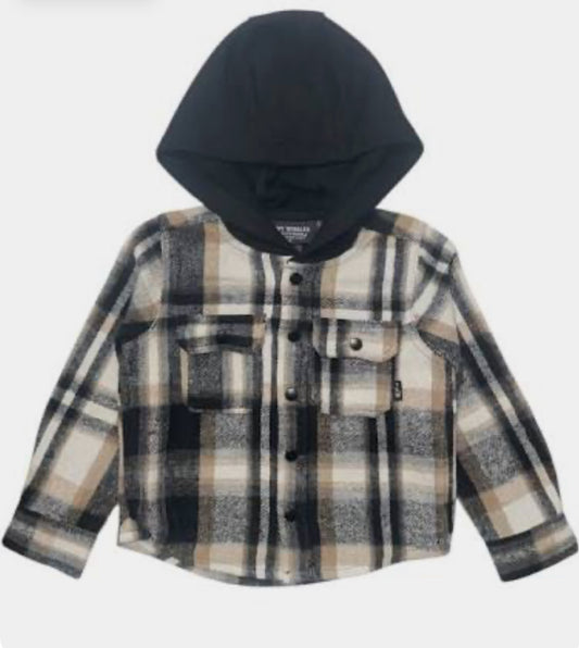 Hooded flannel