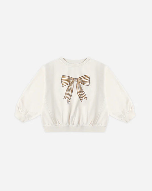 Oversized Sweatshirt Bow