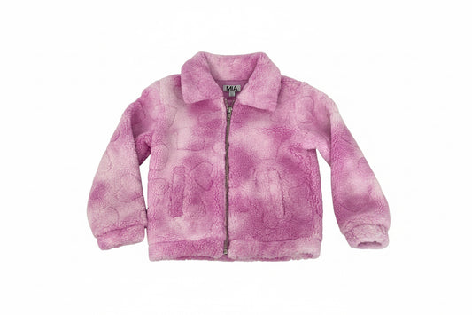 TIE DYE SHERPA PURPLE