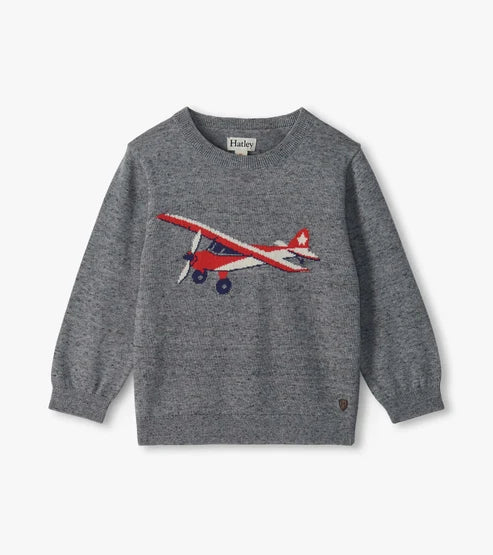 Vintage Plane Crew Neck Sweater