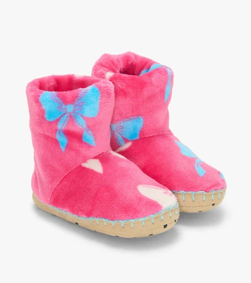 Big Bows Fleece Slippers
