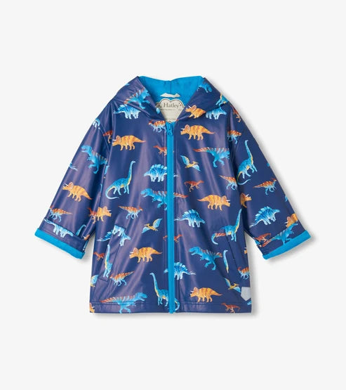 Colourful Dinos Rain Coat