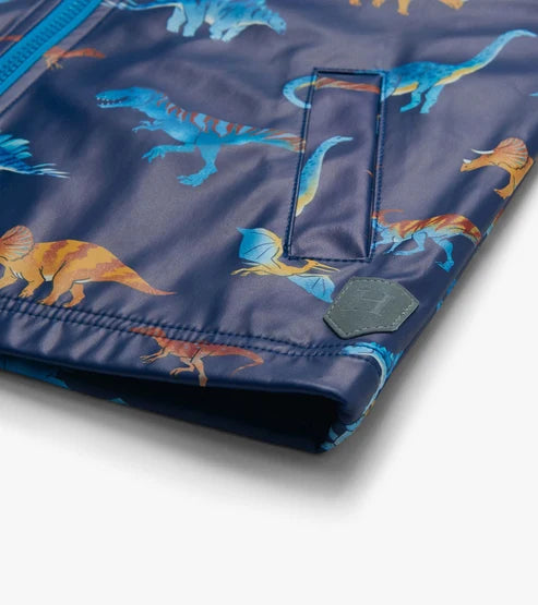 Colourful Dinos Rain Coat