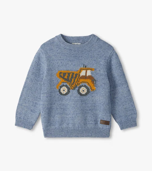 Dump Truck Crew Neck Sweater