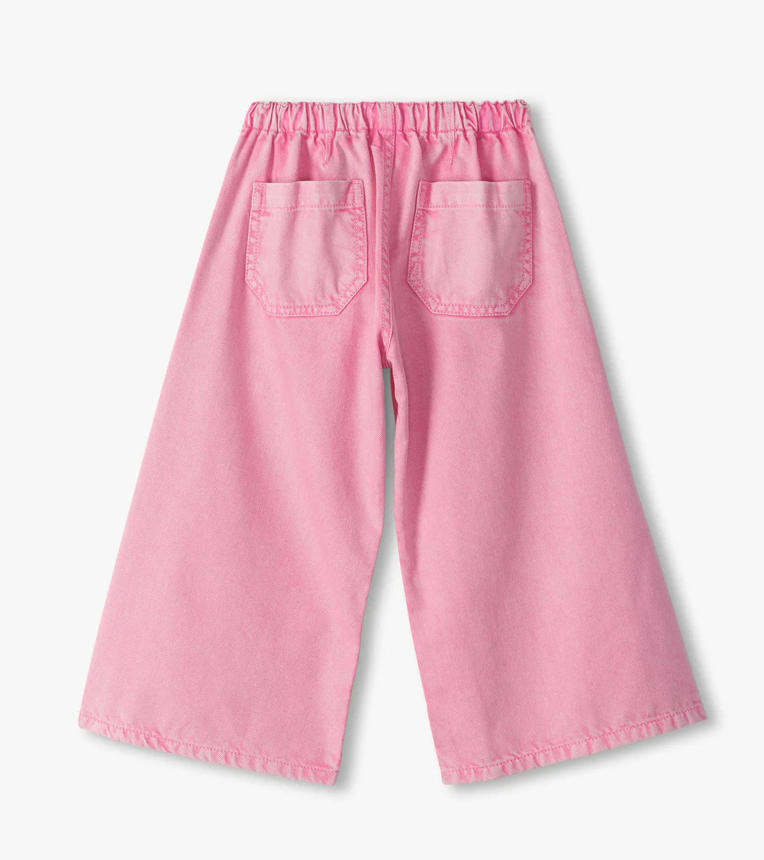 FLAMINGO PINK WIDE LEG JEANS