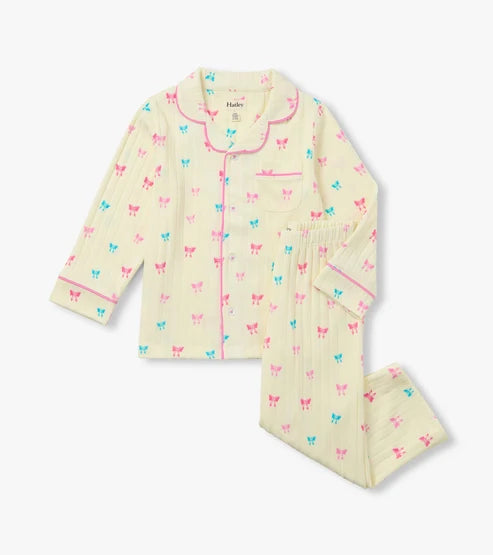 Tiny Bows Relaxed Fit Pajama Set