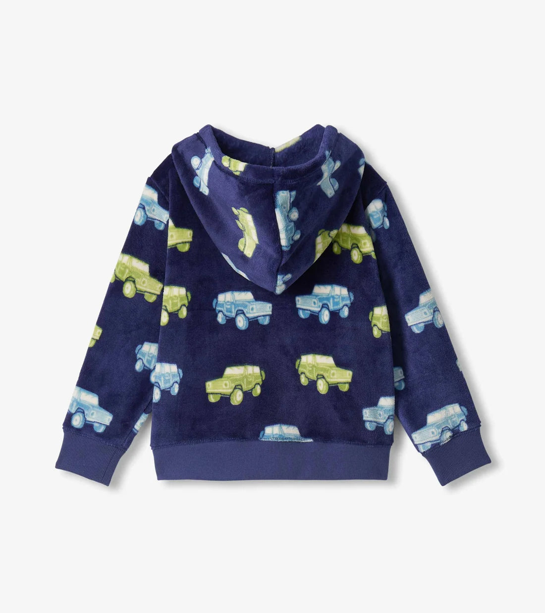 Vintage Trucks Fleece Zip-Up Hoodie