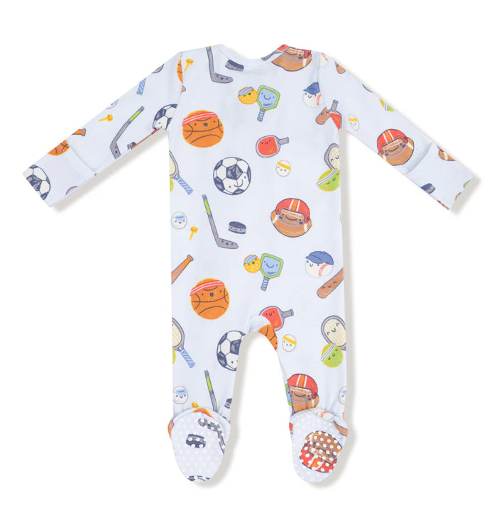 Sports Ball Friends - 2 Way Zipper  Footie
