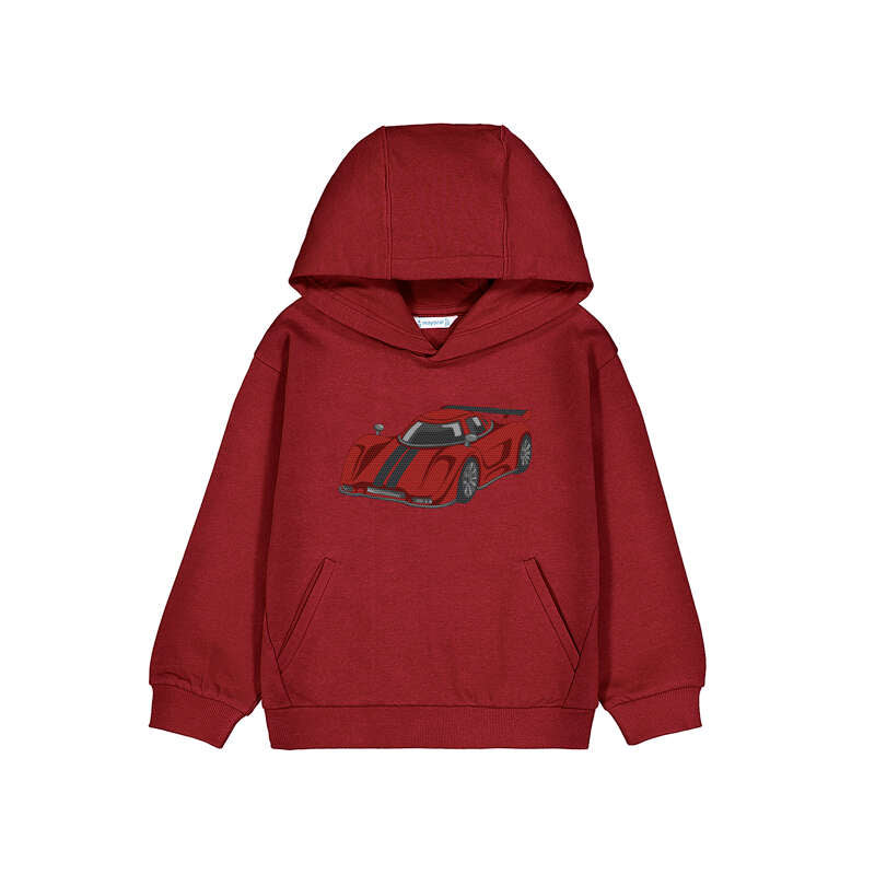 4.455 Embossment Racecar print pullover