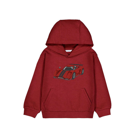 4.455 Embossment Racecar print pullover