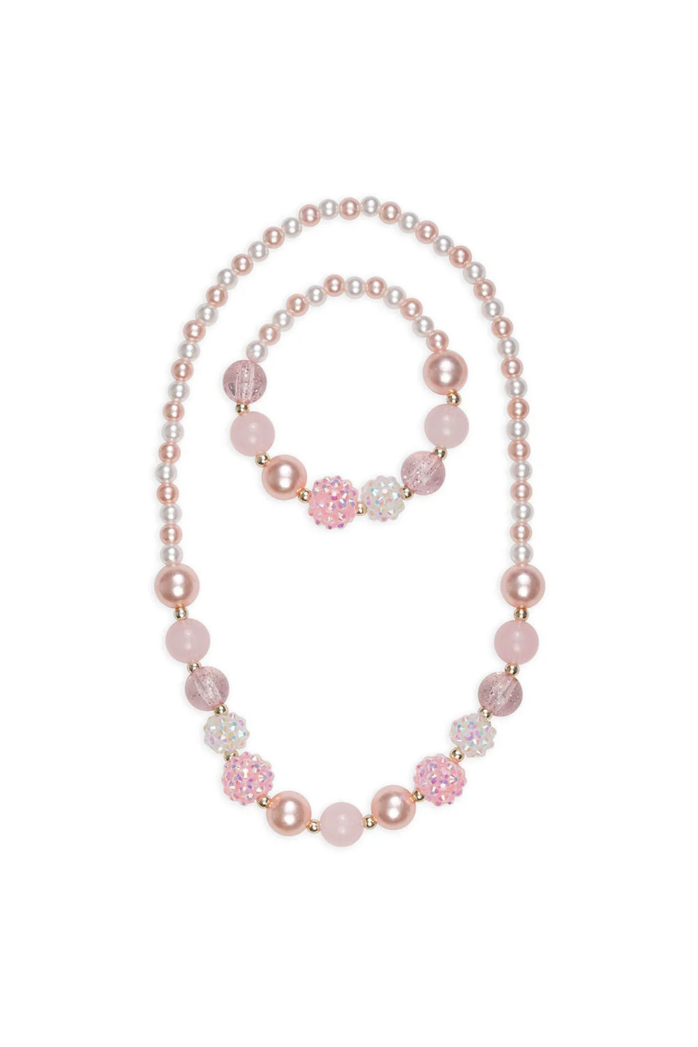 86109 pinky pearl necklace and bracelet