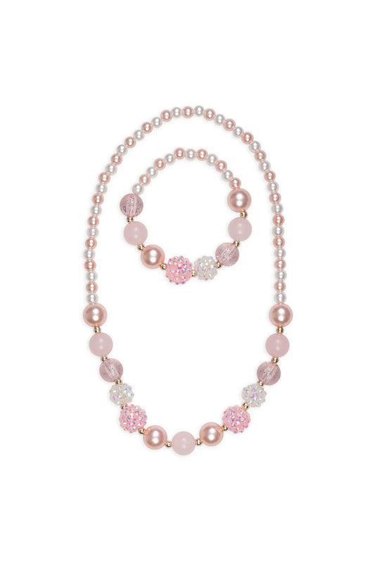 86109 pinky pearl necklace and bracelet