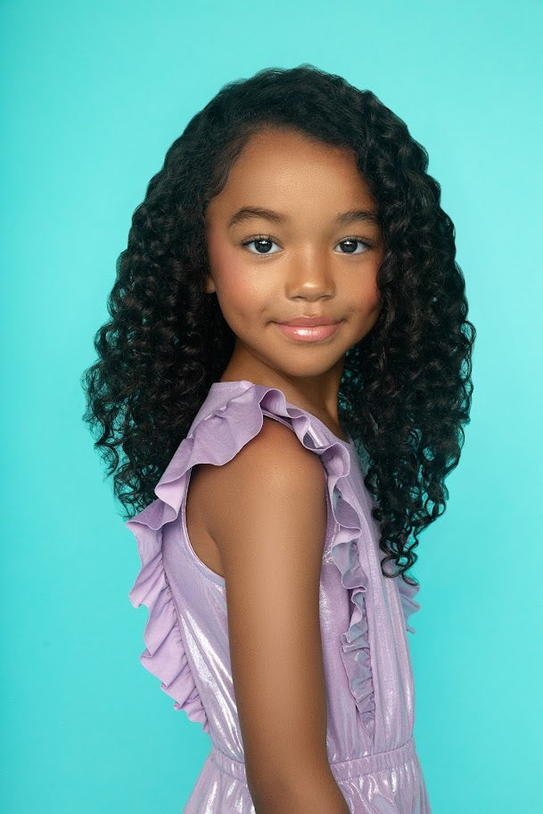 METALLIC DRESS PURPLE