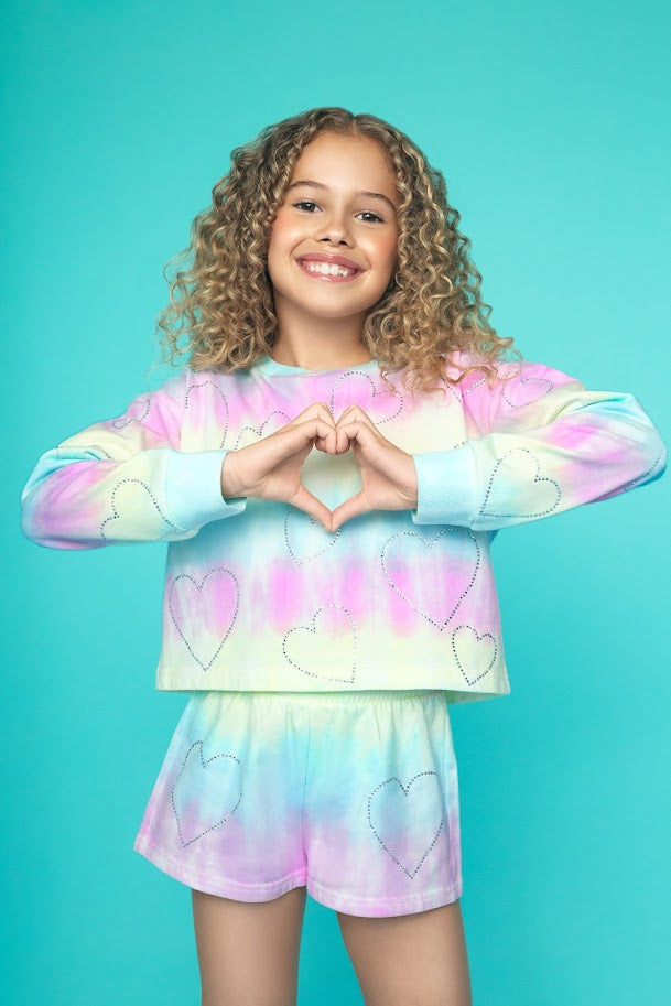 MIA NY 2 PIECE COTTON CANDY HEARTS SET