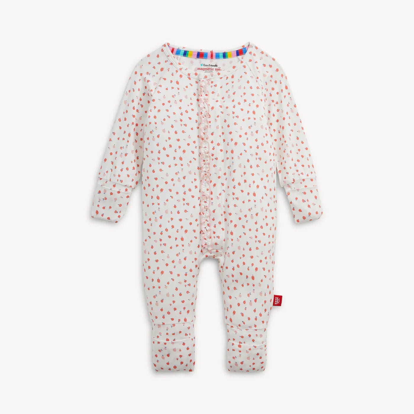 APPLE BLOSSOM MODAL RUFFLE CONV COVERALL
