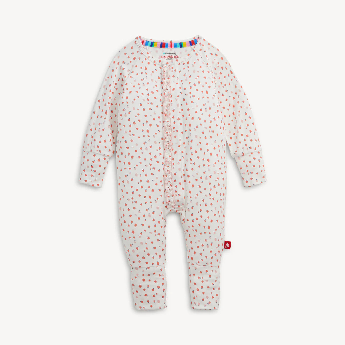 APPLE BLOSSOM MODAL RUFFLE CONV COVERALL