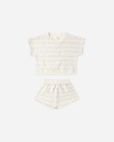Relaxed Summer Knit Set || Ivory