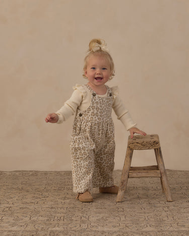 Wide Leg Overall Leopard