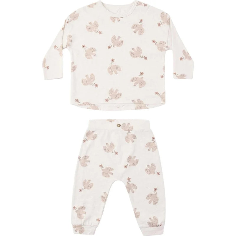 Long Sleeve Tee + Pant Set Sparrows