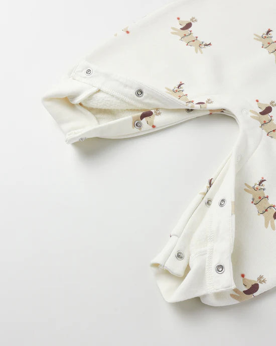 Raglan Jumpsuit || Christmas Dogs
