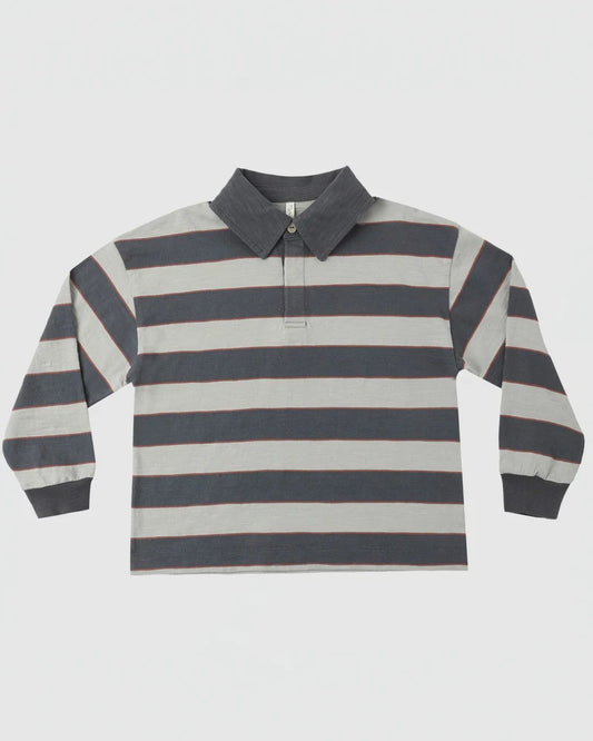 Rugby Polo Sage Stripe